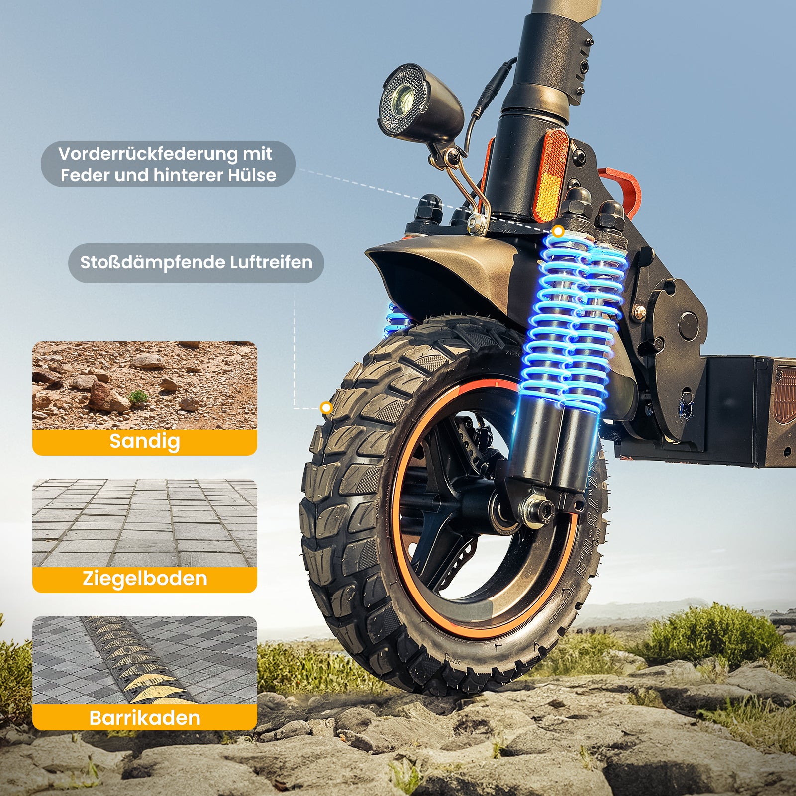 isinwheel M2 Off Road Electric Scooter 800W