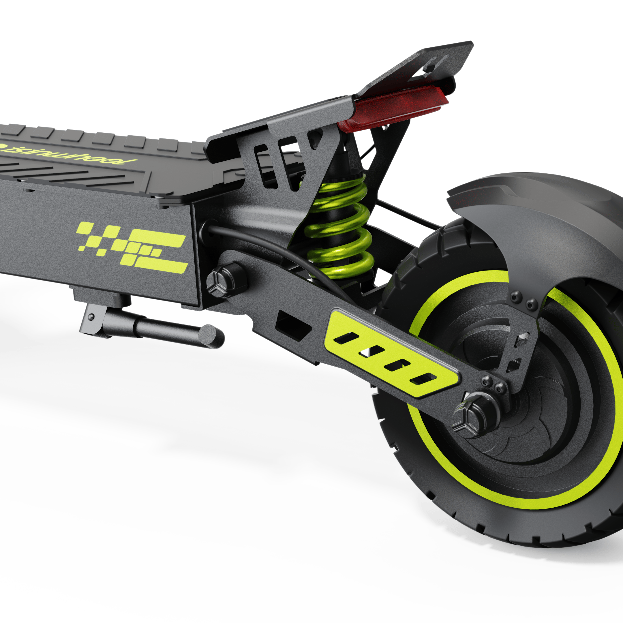 iSinwheel Skuter Elektryczny Terenowy D1 Electric Scooter, 1200W Motor, 48V 10Ah Battery, 10 Inch Tires, 45km/h Max Speed, 40km Range, Double Disc Brakes