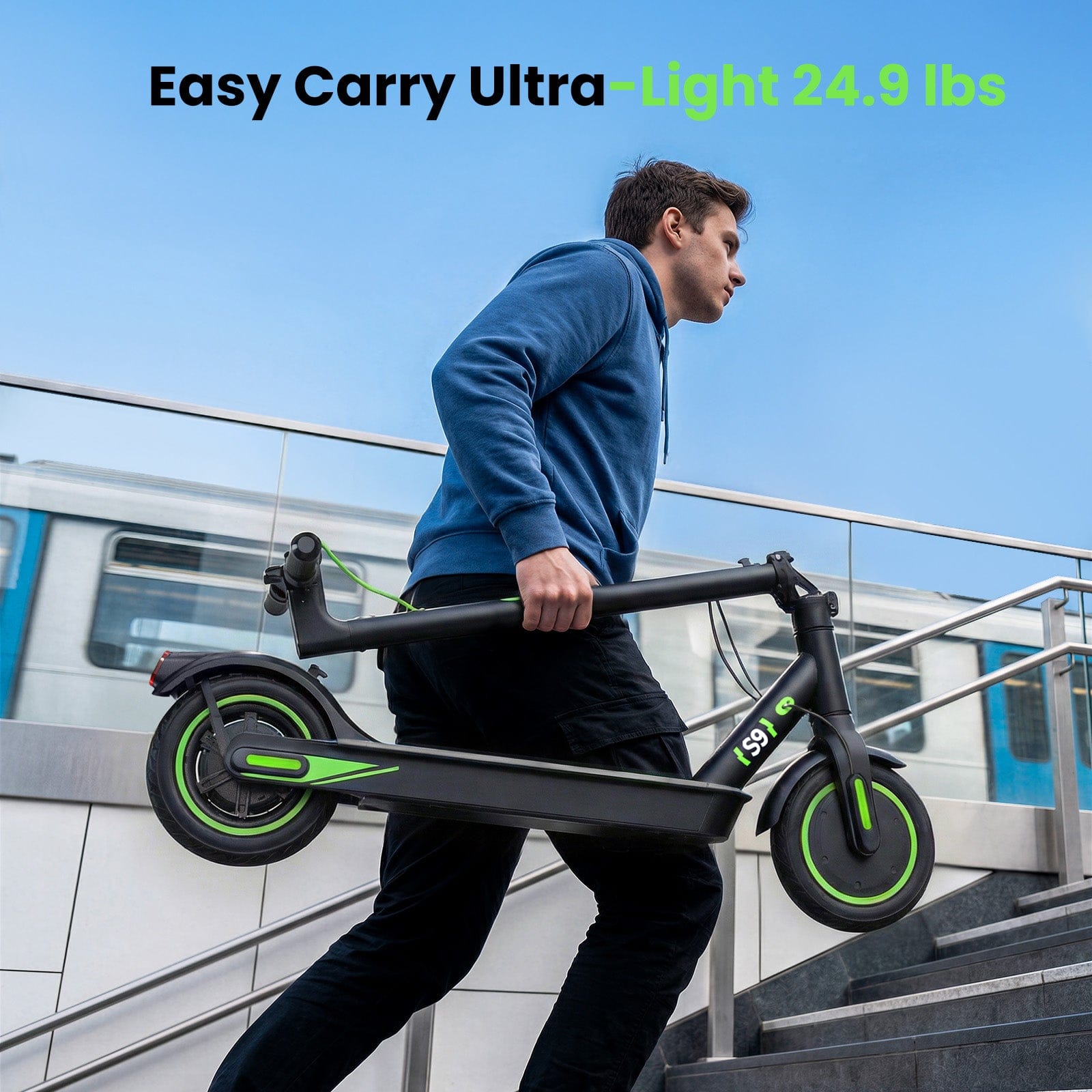 S9 Električni skuter 350W sklopivi putnički CE-Certificirani električni skuter