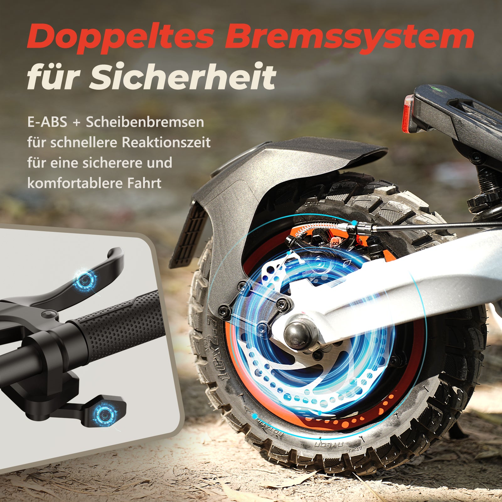 isinwheel R3 Off Road Electric Scooter 800W