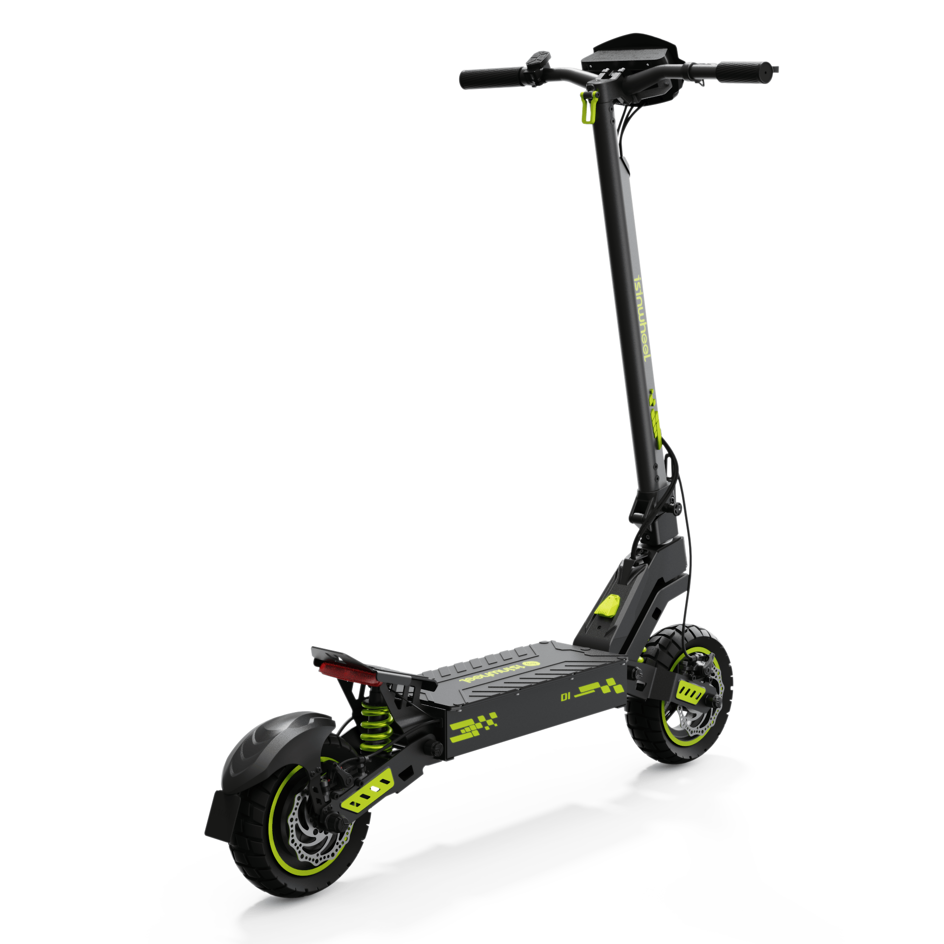 iSinwheel Skuter Elektryczny Terenowy D1 Electric Scooter, 1200W Motor, 48V 10Ah Battery, 10 Inch Tires, 45km/h Max Speed, 40km Range, Double Disc Brakes