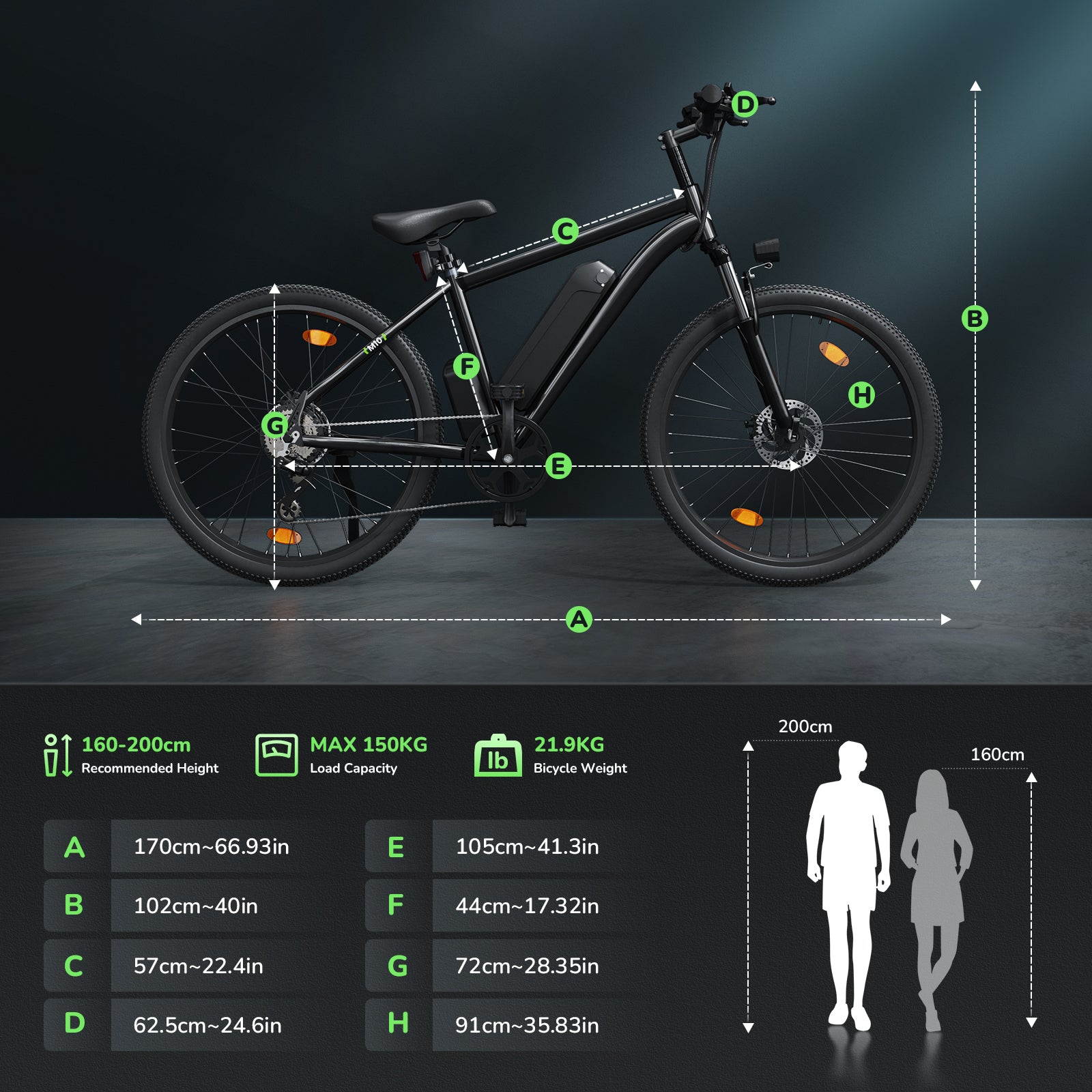 isinwheel M10 E-Bike with 100KM Range