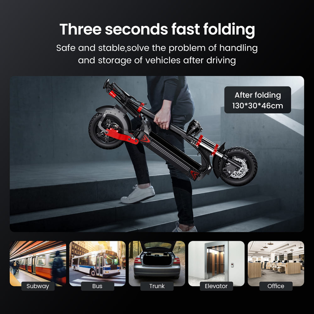 iScooter Skuter Elektryczny Terenowy iX8 Electric Scooter 2400W Dual Motor Folding Off-Road E-Scooter, CE Certified、