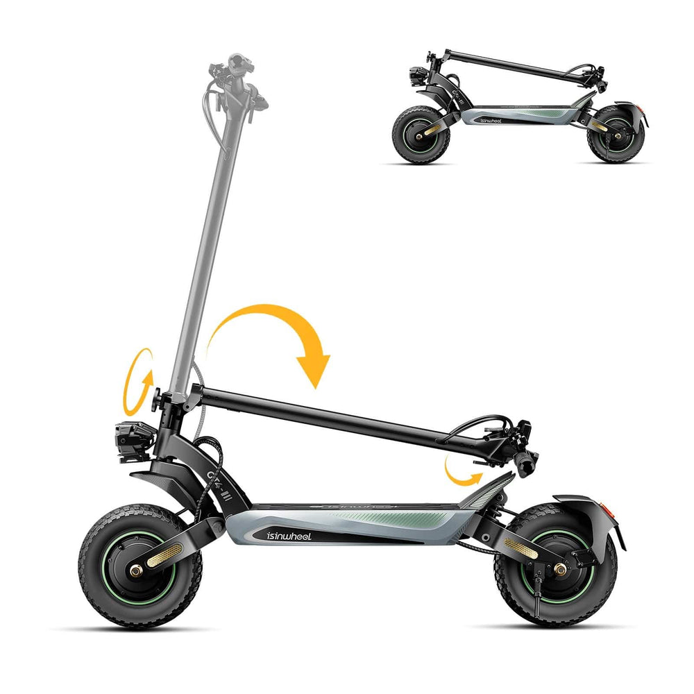 iSinwheel Skuter Elektryczny Terenowy GT4 Electric Scooter TorqueBeast 2400W Dual Motor Off-Road Folding E-Scooter, CE Certified
