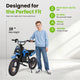 CyberCart E-Scooter for Kids Cybercart A14 Electric Dirt Bike for Kids (Ages 5-14)