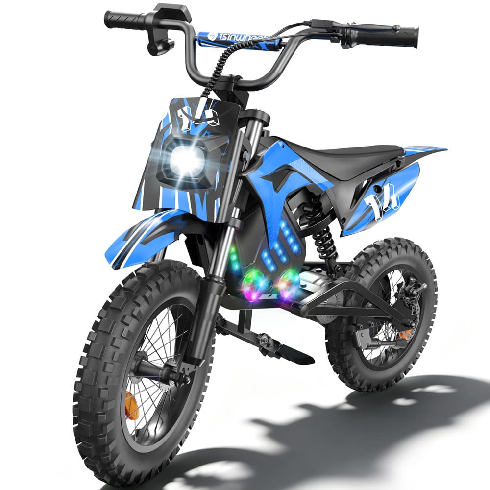CyberCart E-Scooter for Kids Cybercart A14 Electric Dirt Bike for Kids (Ages 5-14)