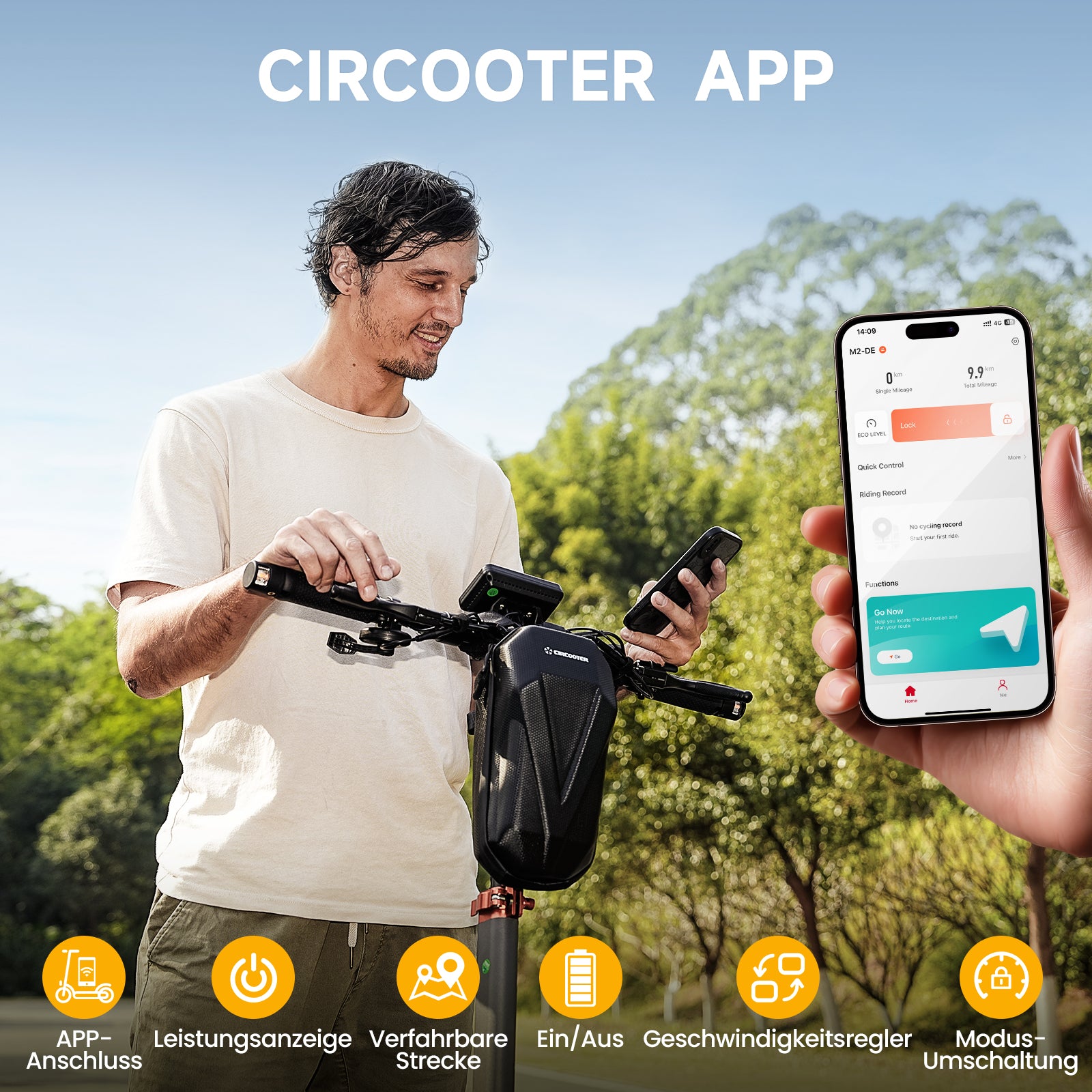 isinwheel M2 Off Road Electric Scooter 800W