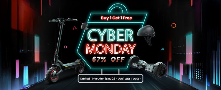 Cyber monday banner 67% off