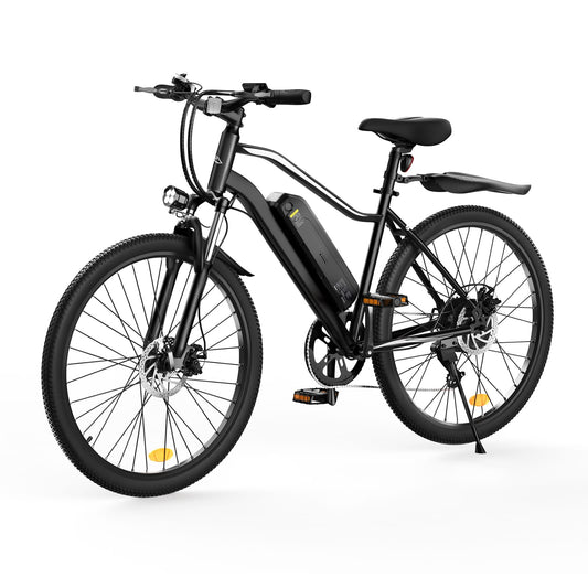 CyberCart Commuter E-Bike EB3 Electric Bicycle with CE Certificate, 26" Tires, 100 km Range