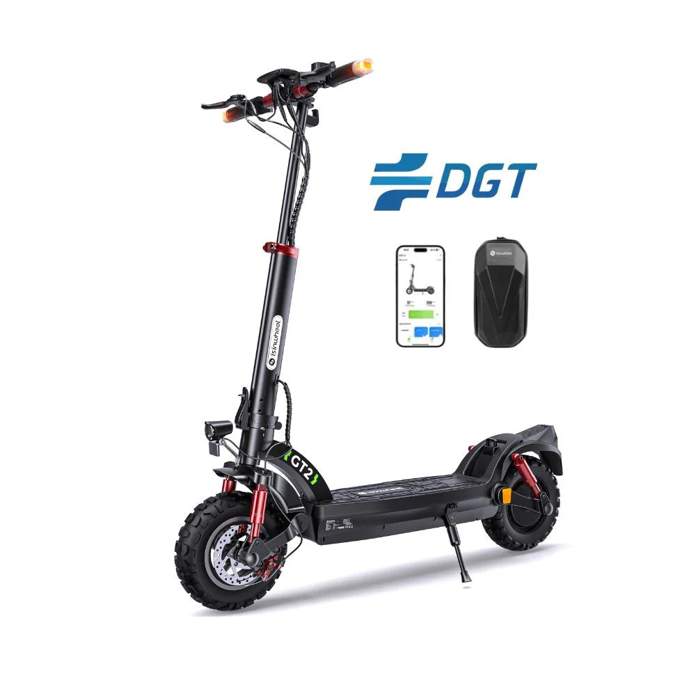isinwheel GT2 1000W Legal DGT-Certified Electric Scooter 80KM Range