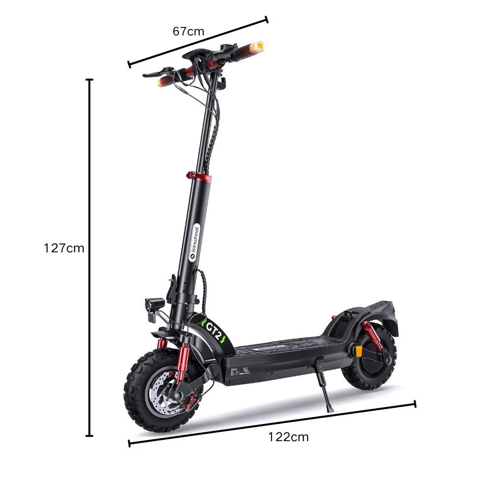 isinwheel GT2 1000W Legal DGT-Certified Electric Scooter 80KM Range
