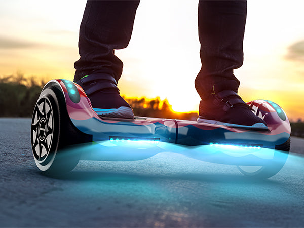 LED light system on iHoverboard Kids Hoverboard H1