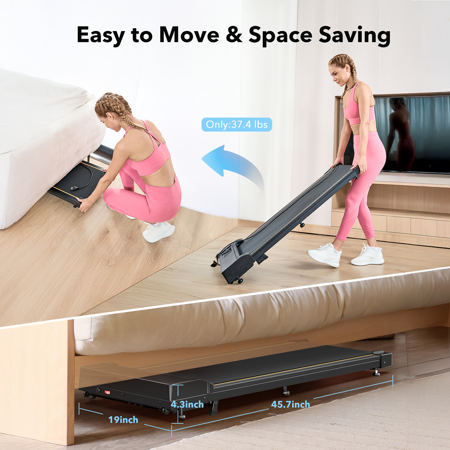 JT31 Walking Pad Treadmill