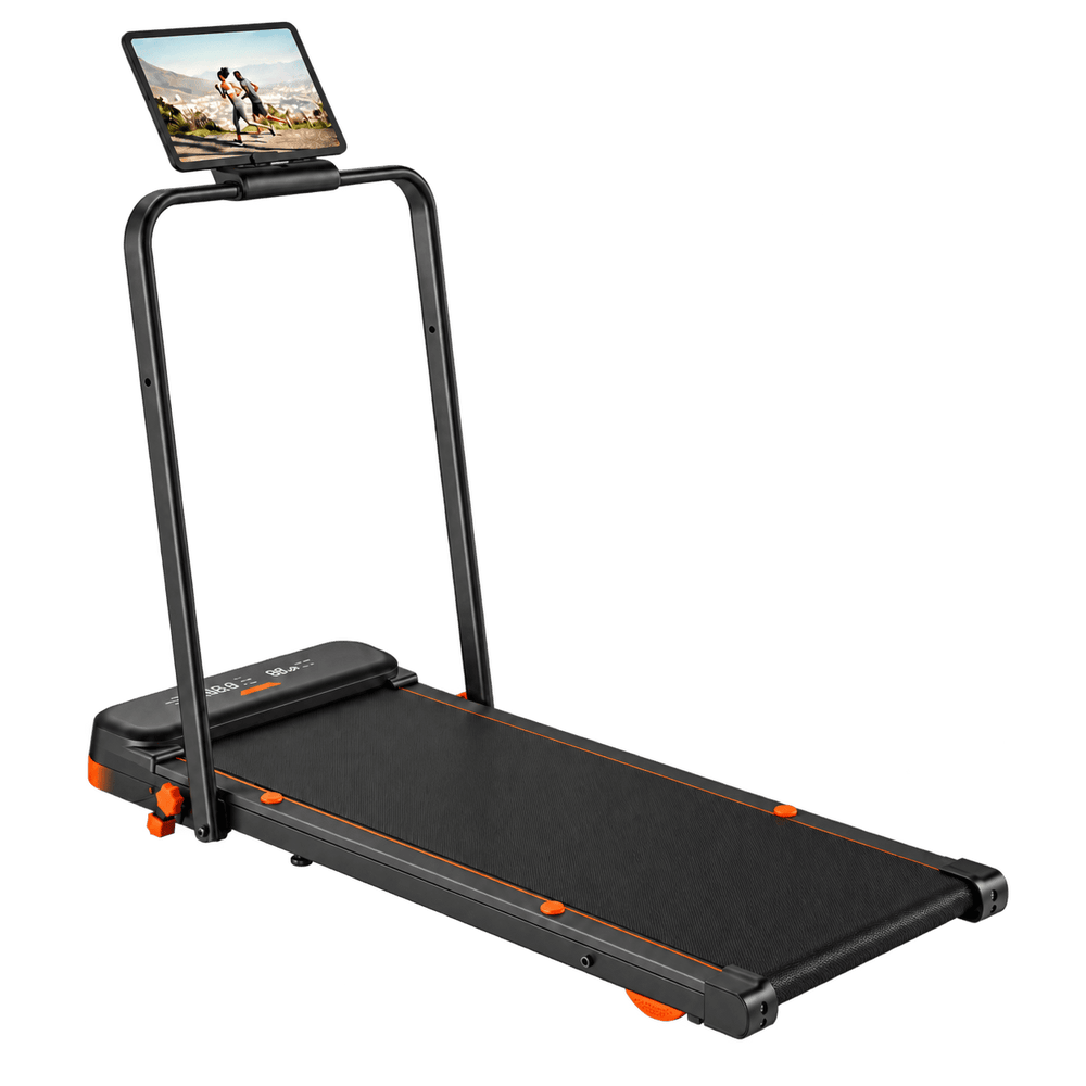 Jagjog JT56 Home Treadmill APP Connected Foldable Compact Walking Pad 10 km/h, Electric Walking Machine with 3 Modes (Run/Vibration/Rehab)