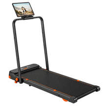Tapis de course compact et pliable connecté à l'application JT56, 10 km/h, machine de marche électrique avec 3 modes (course/vibration/rééducation) 
