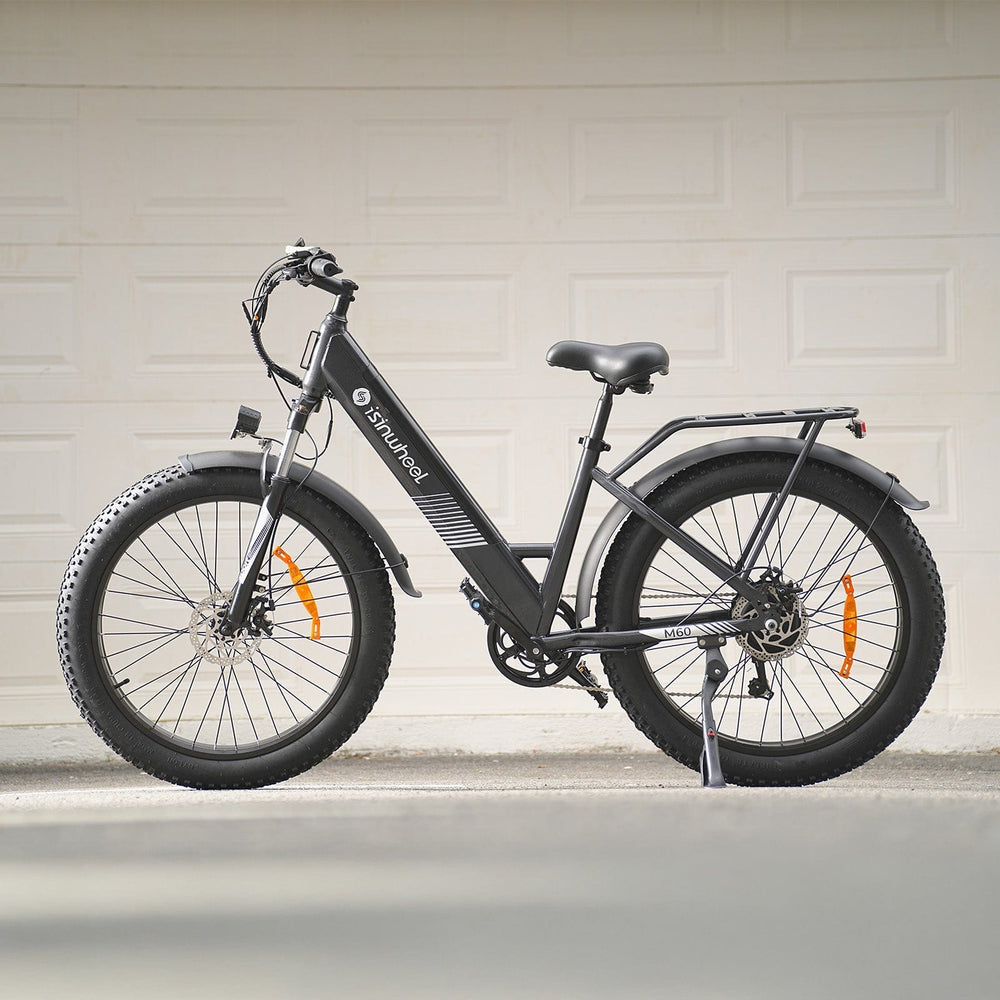 CyberCart E-Bike M60 Electric Bike Fat Tire, 250W, 104 km Long Range, All-Terrain E-Bike