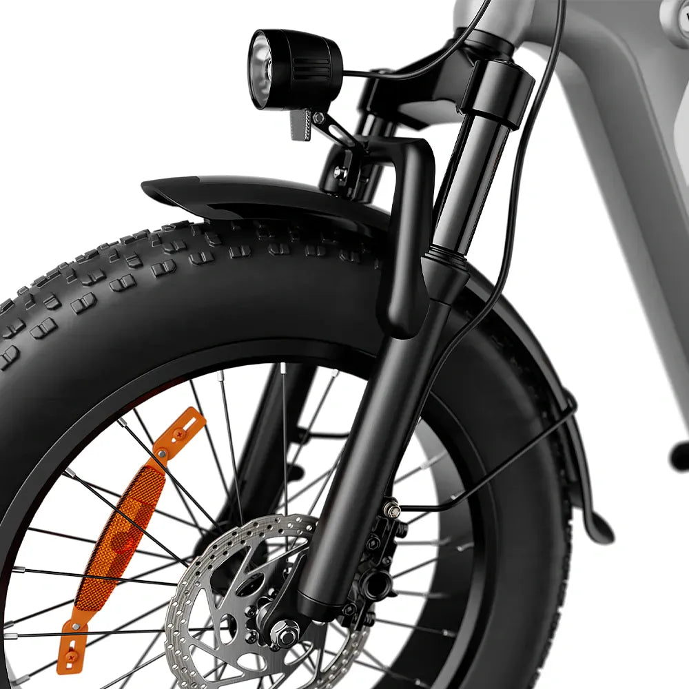 CyberCart Commuter E-Bike EB8 Foldable Electric Fat Bike – Range Up to 144 km