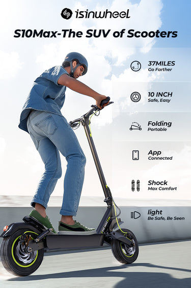Your all-in-one electric scooter: the powerful isinwheel S10MAX