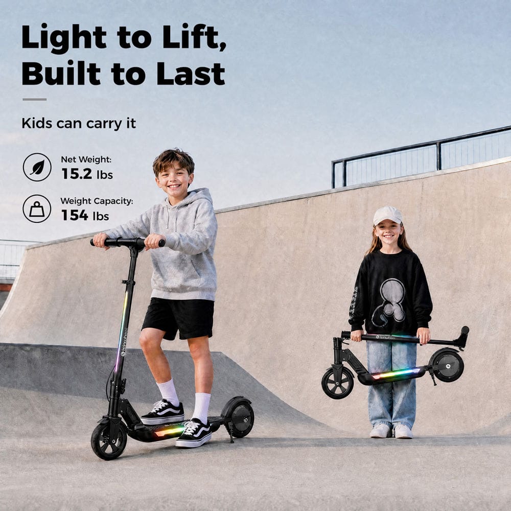 CyberCart E-Scooter for Kids Cybercart S7 Glow Adjustable Kids E-Scooter