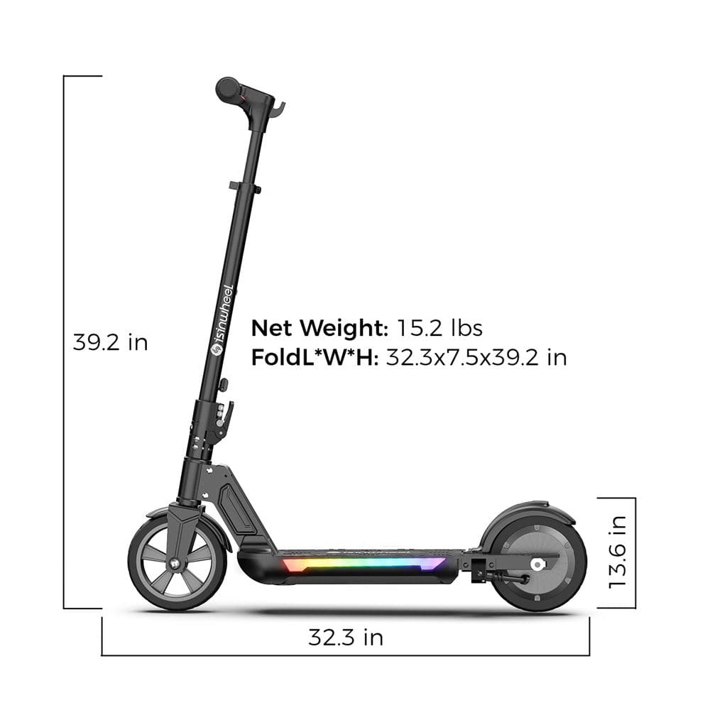 CyberCart E-Scooter for Kids Cybercart S7 Glow Adjustable Kids E-Scooter