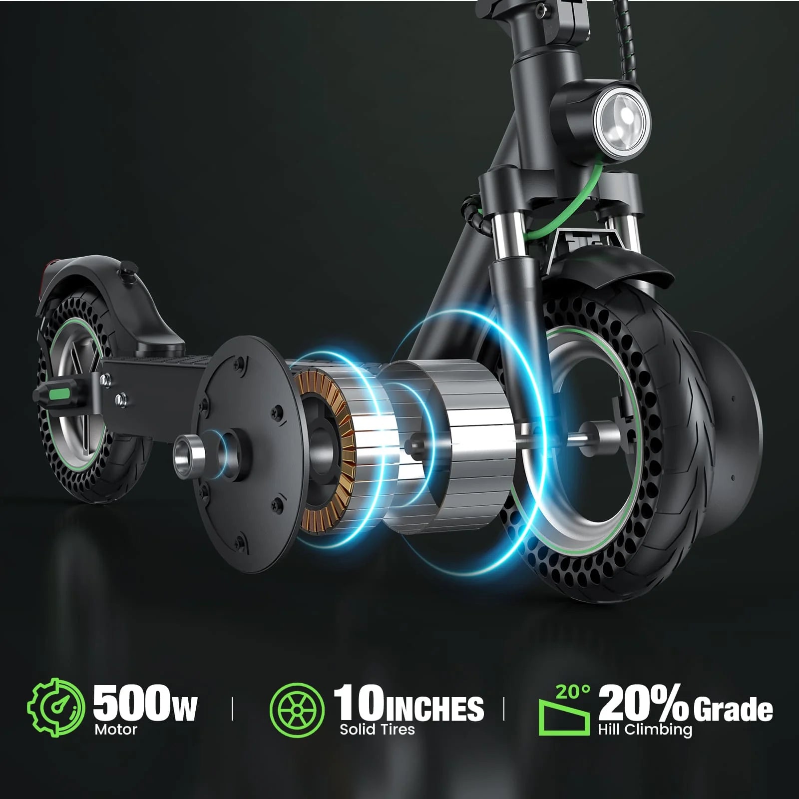 isinwheel S9MAX 500W Electric Commuter Scooter