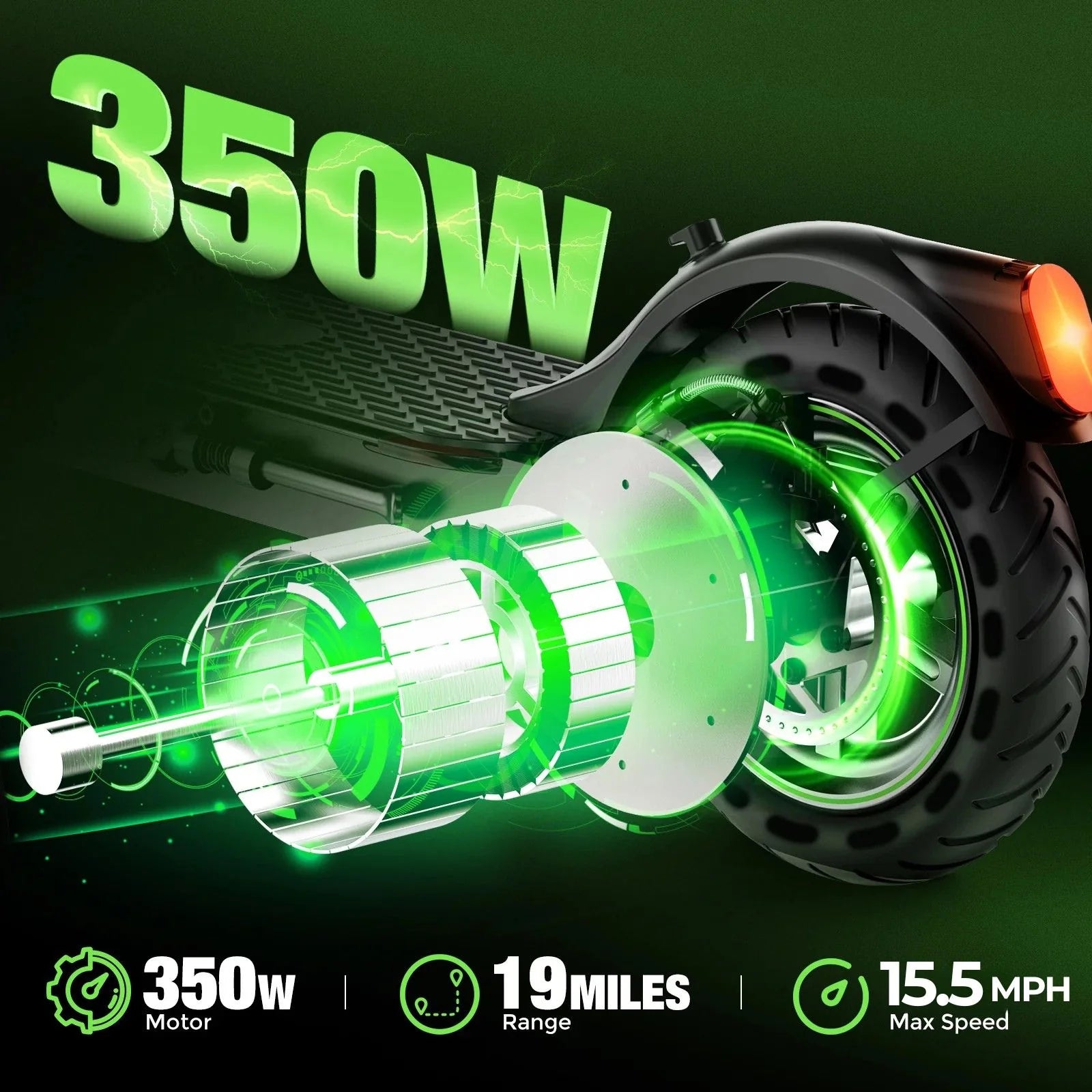 isinwheel S9Pro 350W Folding Electric Scooter