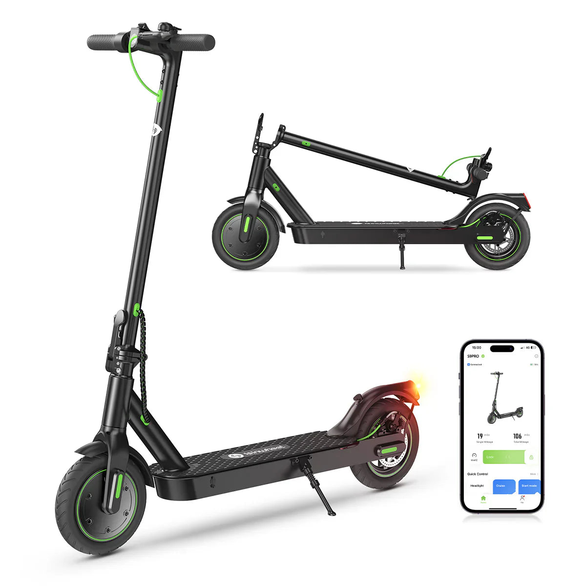 isinwheel S9Pro 350W Folding Electric Scooter