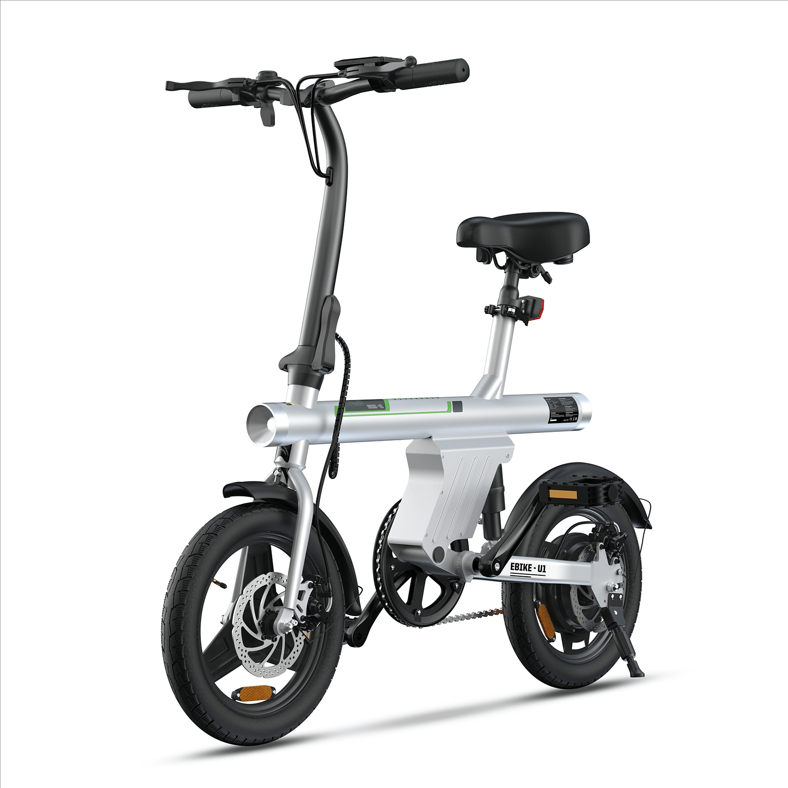 CyberCart Commuter E-Bike U1 Commuter Electric Bike 250W Foldable, CE Certified E-Bike