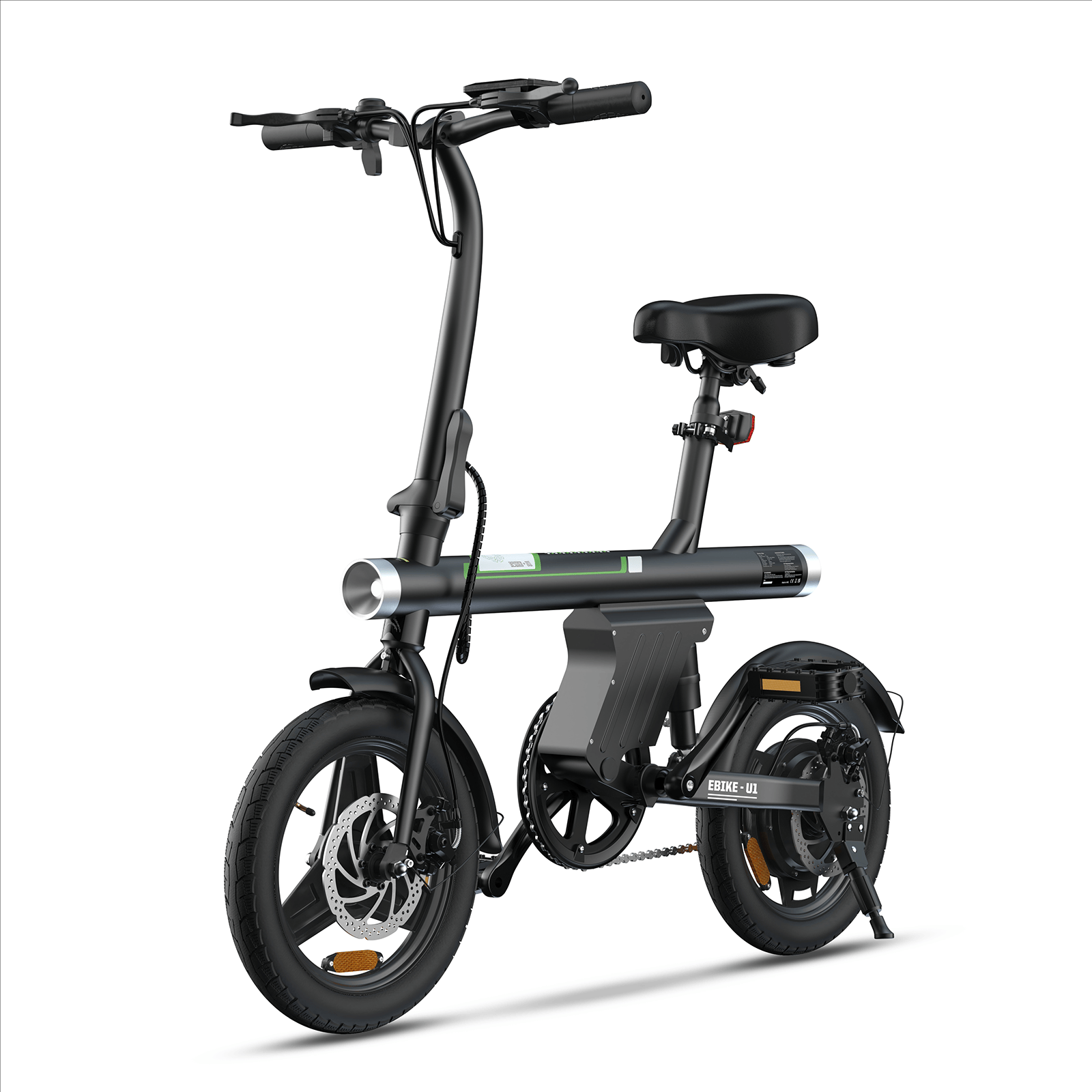 CyberCart Commuter E-Bike U1 Commuter Electric Bike 250W Foldable, CE Certified E-Bike