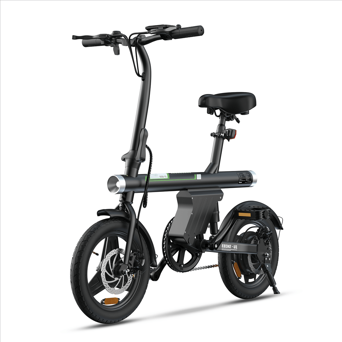 CyberCart Commuter E-Bike U1 Commuter Electric Bike 250W Foldable, CE Certified E-Bike