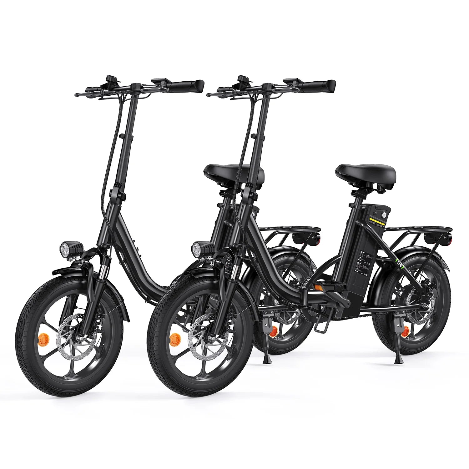 isinwheel U4 Foldable Step-Thru Electric Bike – 55 Miles Range  500W