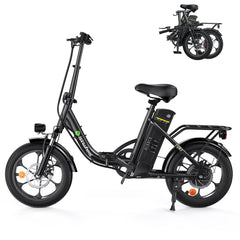 U4 Foldable Step-Thru Electric Bike – 55 Miles Range  500W