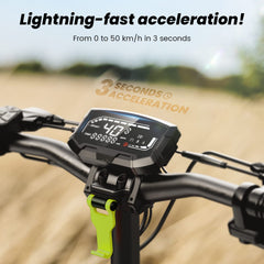 iSinwheel Skuter Elektryczny Terenowy D2 Electric Scooter, 1000W Motor, 48V 15,6Ah Battery, 10 Inch Tires, 45km/h Max Speed, 55km Range, Double Disc Brakes, Dual Suspension