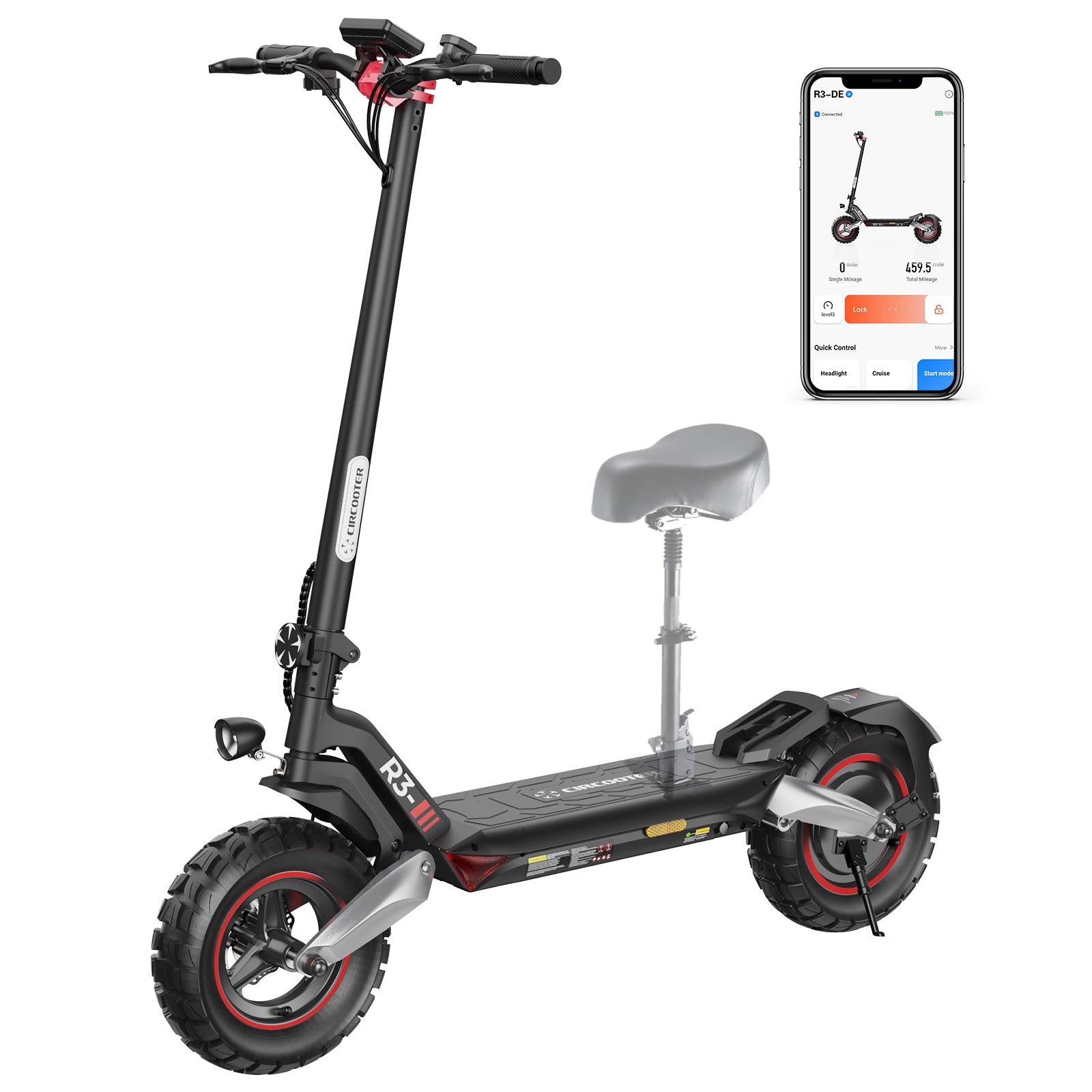 isinwheel R3 Off Road Electric Scooter 800W