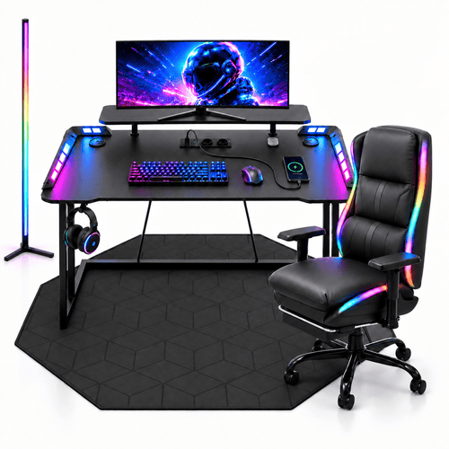 CyberCart Cybercart RGB Gaming Setup