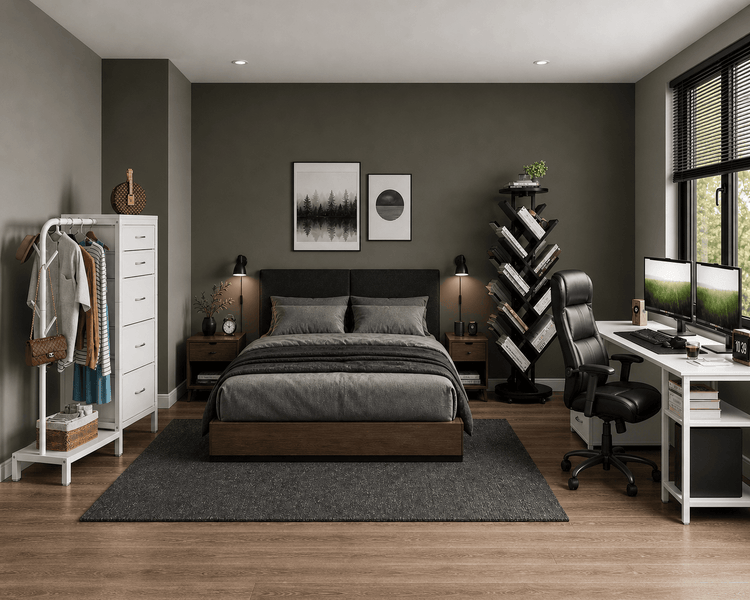 cybercart bedroom furniture with desk and chair and more