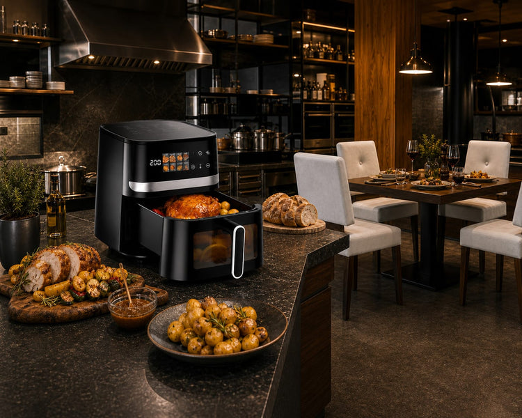 Cybercart Dinning Room with air fryer and dining chair