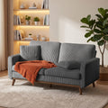 CyberCart Ares Minimalist 2-Seater Sofa Ares Minimalist Inertia 2-Seater Sofa, Ergonomic Tech Lounge: Leisure Relaxation for Home Office, Living Room, Apartment & Gaming Room, 172x84x86cm - S2