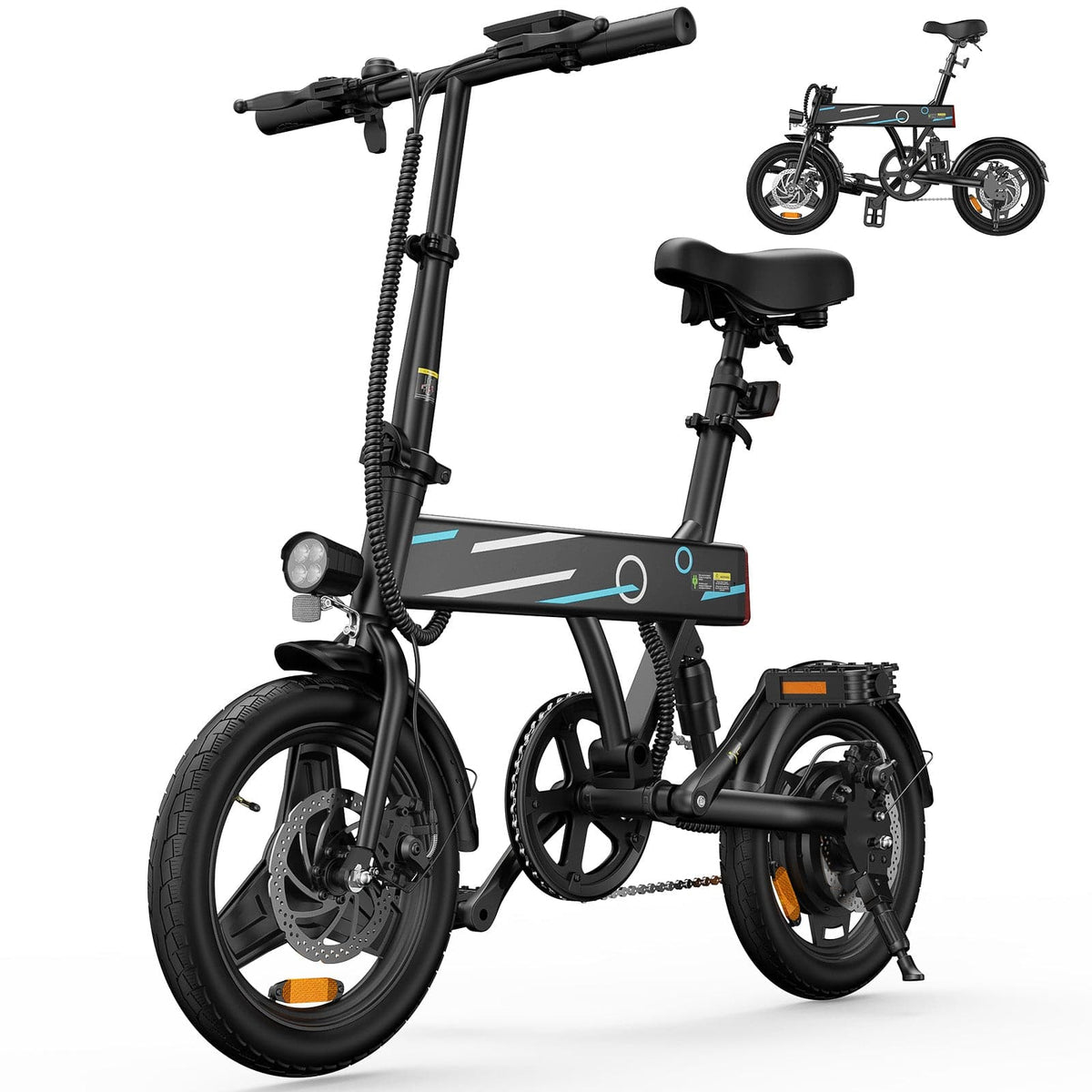 CyberCart Commuter E-Bike EB1 Electric Adjustable Bike 350W