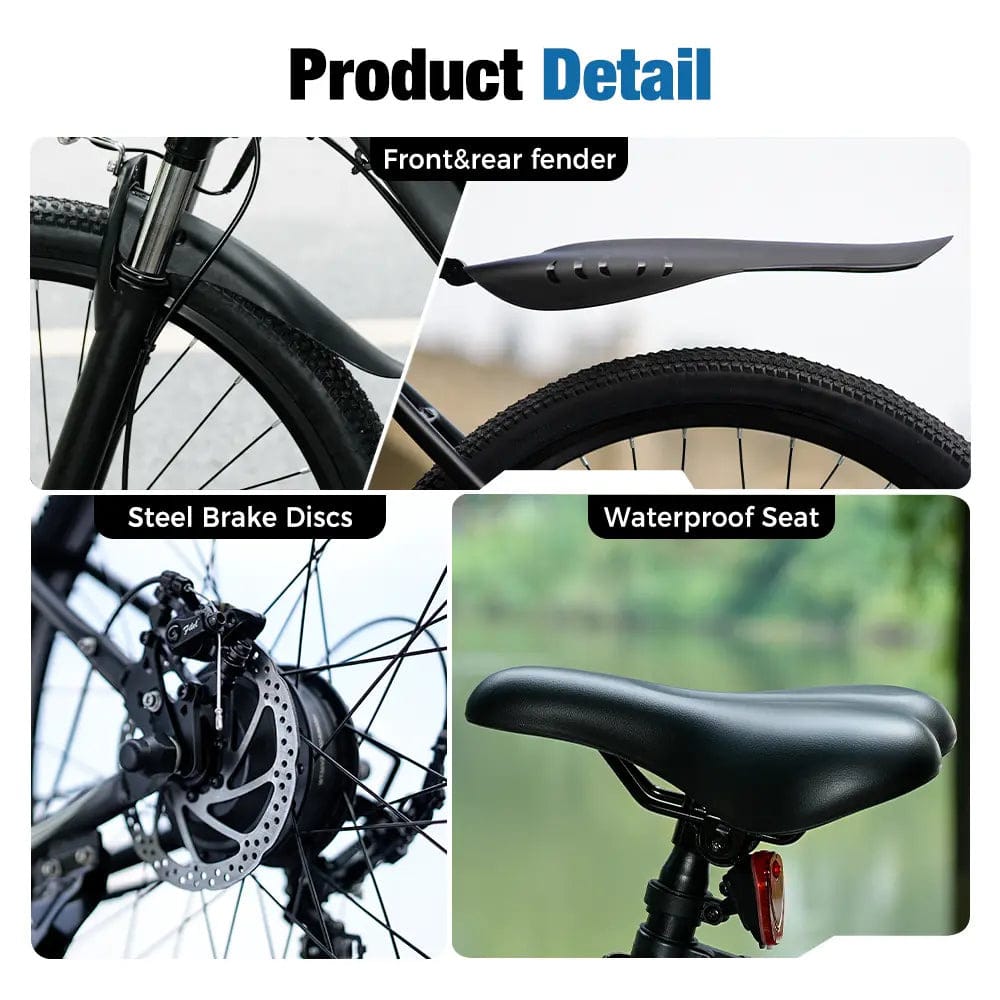 CyberCart Commuter E-Bike EB3 Electric Bike | 250W, 100 km Range