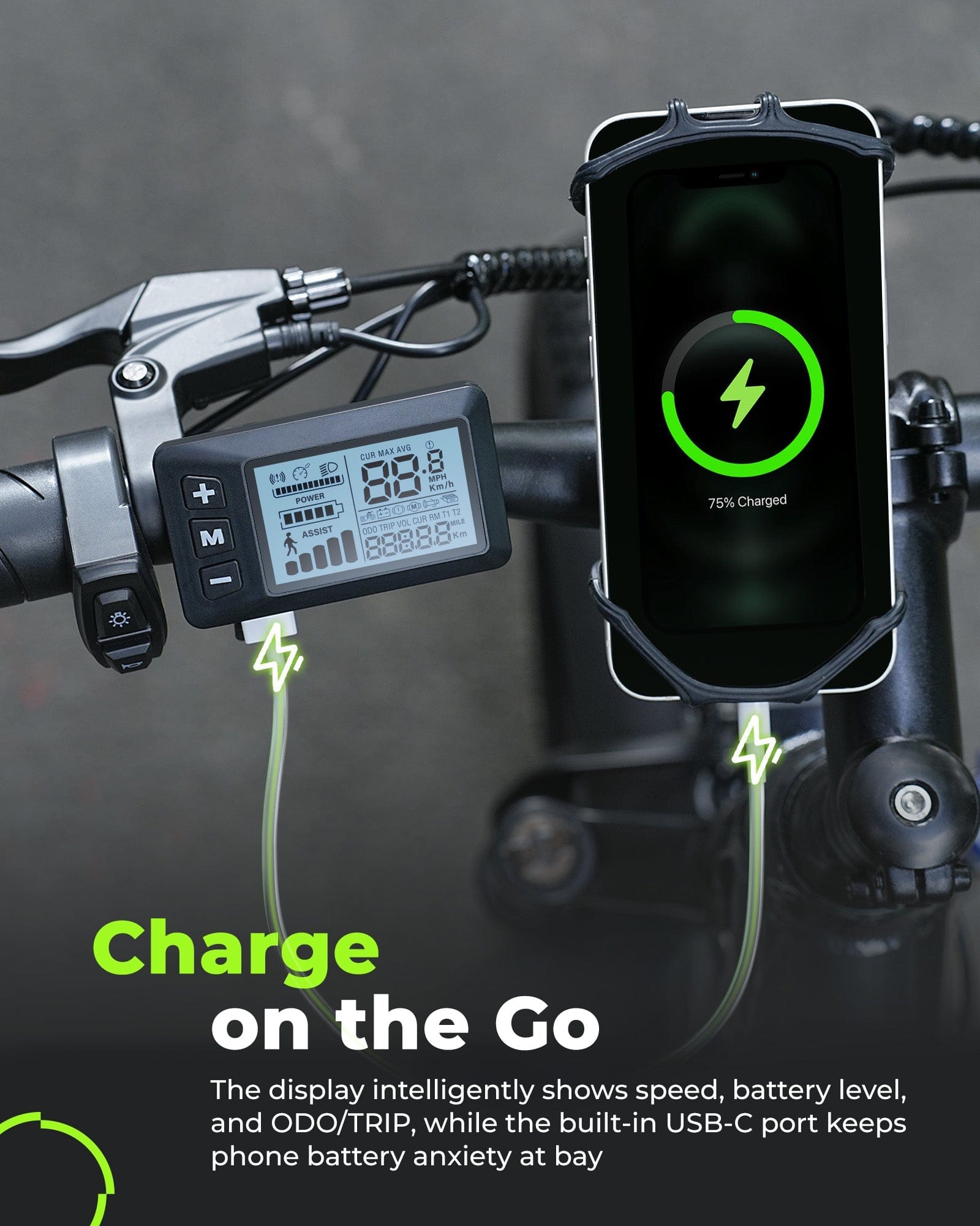 cybercart E-Bike Electric Bike M60 750W Fat-Tire All-Terrain Electric Bike