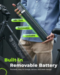 cybercart E-Bike Electric Bike M60 750W Fat-Tire All-Terrain Electric Bike