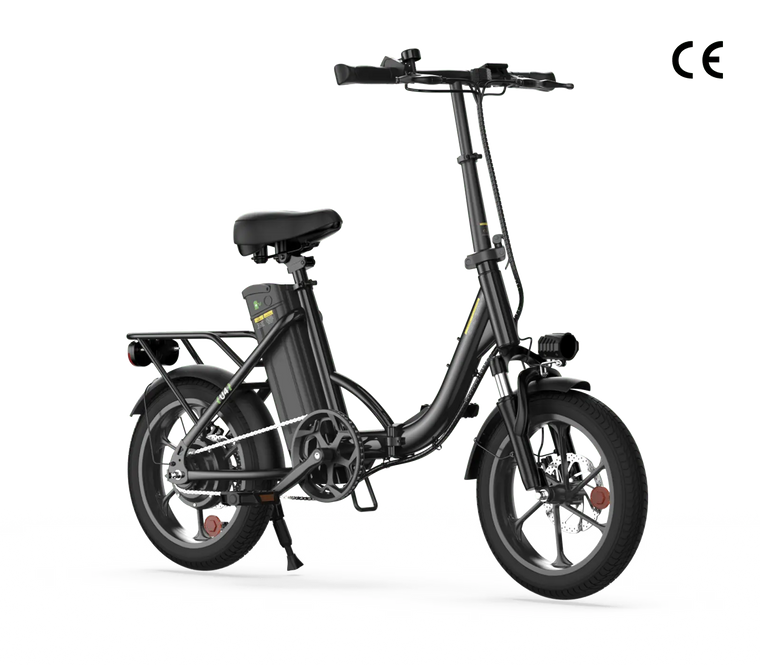 CyberCart Commuter E-Bike U4 Electric Commuter Bike, Peak 500 W, 88 km Range Foldable E-Bike