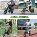 CyberCart Commuter E-Bike U4 Electric Commuter Bike, Peak 500 W, 88 km Range Foldable E-Bike