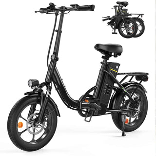 CyberCart Commuter E-Bike U4 Electric Commuter Bike, Peak 500 W, 88 km Range Foldable E-Bike