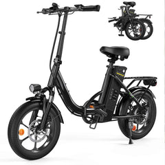 CyberCart Commuter E-Bike U4 Electric Commuter Bike, Peak 500 W, 88 km Range Foldable E-Bike