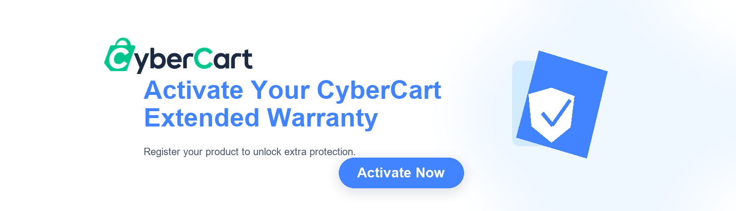 Cybercart Warranty banner