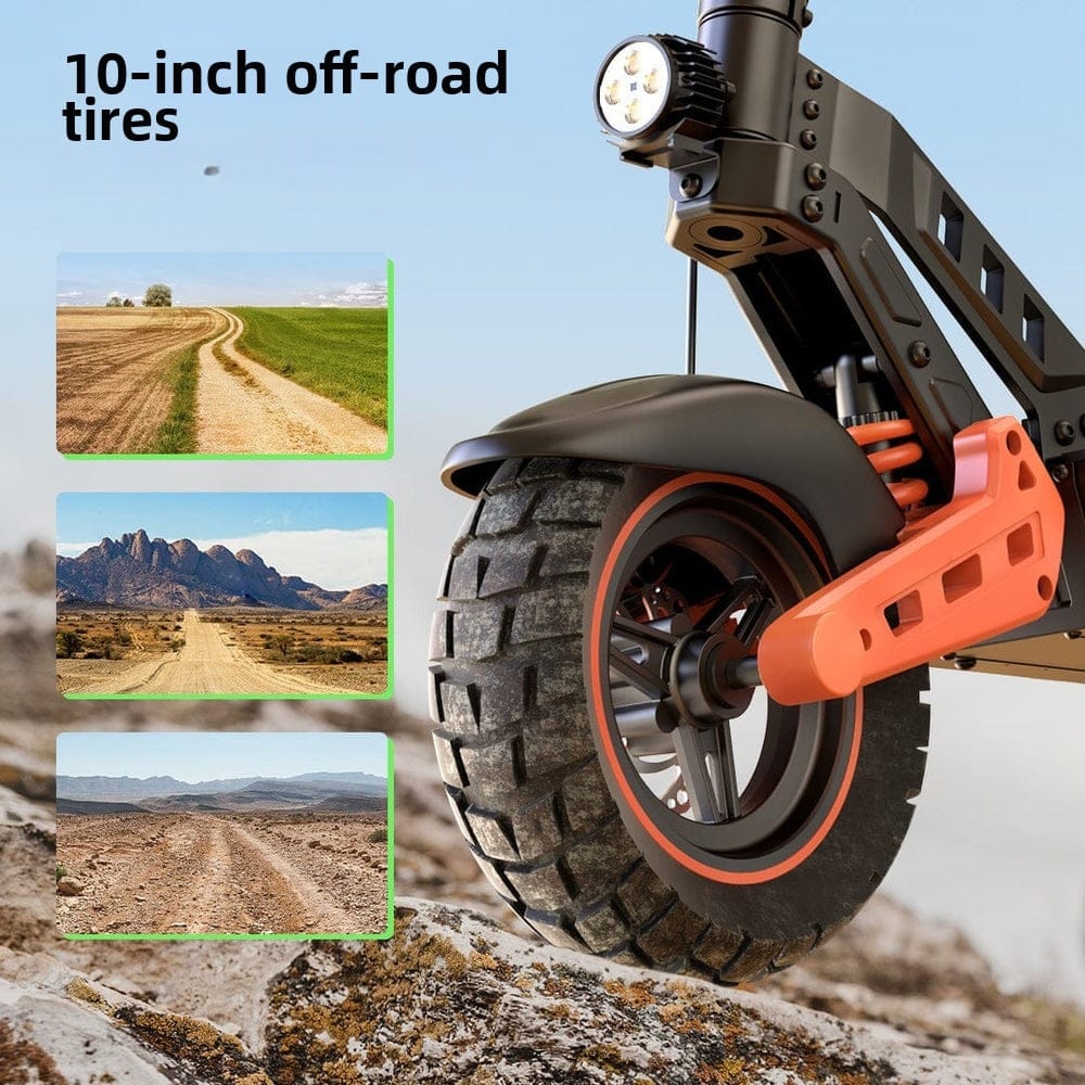 Electric Scooter D2Plus 1000W Folding Off-Road, Range 60-65 km, Powerful Motor