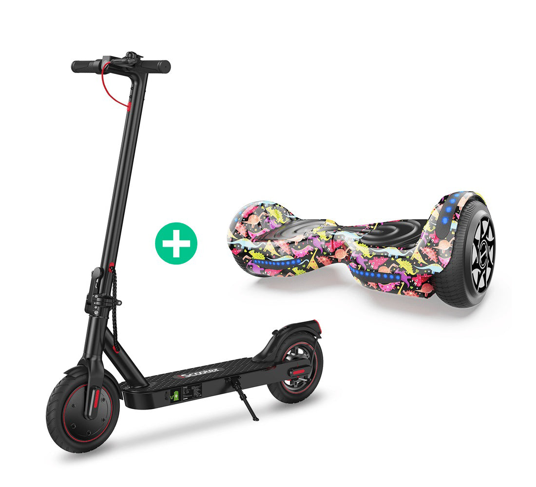 Paquete BFCM: Patinete eléctrico para uso diario i8 con homologación CE, 25 km/h, 350 W, Hoverboard para niños H1, 10,9 km/h