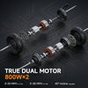 iSinwheel Off-Road E-Scooter GT1 Dual Electric Scooter, 800W*2 Motor, 48V 13Ah Battery, 10 Inch Tires, 50km/h Max Speed, 55km Range, EABS Brake + Disk Brake, Dual Swing Arm Suspension